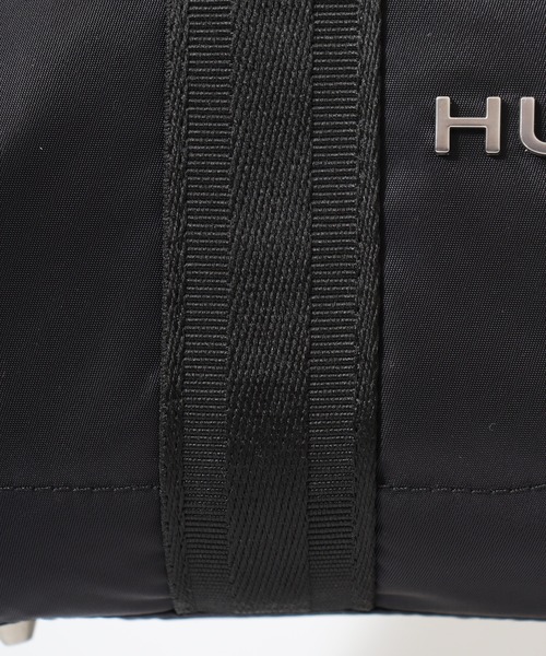 HUNTER（ハンター）の「HUNTER PREMIUM NYLON BARREL BAG プレミアム ナイロン バレルバッグ（ハンドバッグ・レディース・ブラック/ラベンダー・FREE）」の6枚目の写真