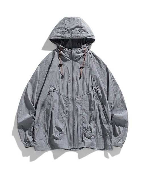 SETUP7(セットアップセブン)の「【SETUP7】クールライトジャケットKNF144(その他アウター・メンズ・グレー/グリーン・L/XL)」の2枚目の写真