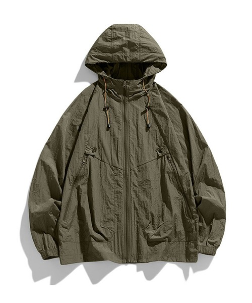 SETUP7(セットアップセブン)の「【SETUP7】クールライトジャケットKNF144(その他アウター・メンズ・グレー/グリーン・L/XL)」の1枚目の写真