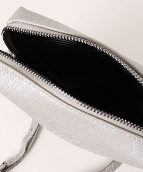 MONSIEUR NICOLE（ムッシュニコル）の「レザーショルダーバッグ（ショルダーバッグ・メンズ・ブラック/ライトグレー・FREE）」の12枚目の写真