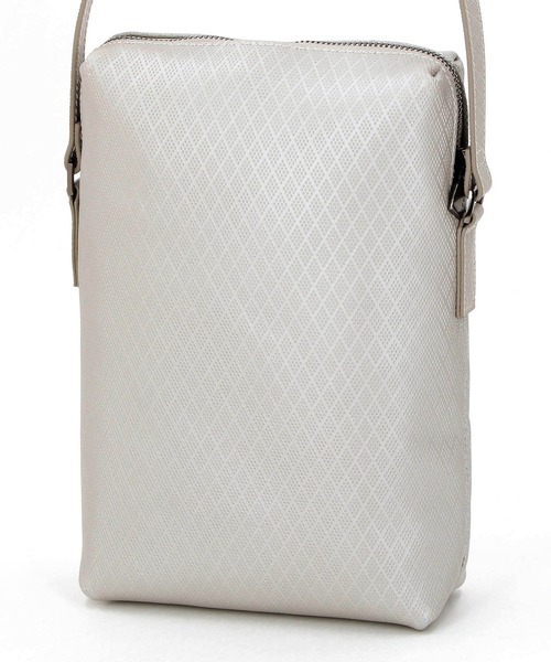 MONSIEUR NICOLE（ムッシュニコル）の「レザーショルダーバッグ（ショルダーバッグ・メンズ・ブラック/ライトグレー・FREE）」の4枚目の写真