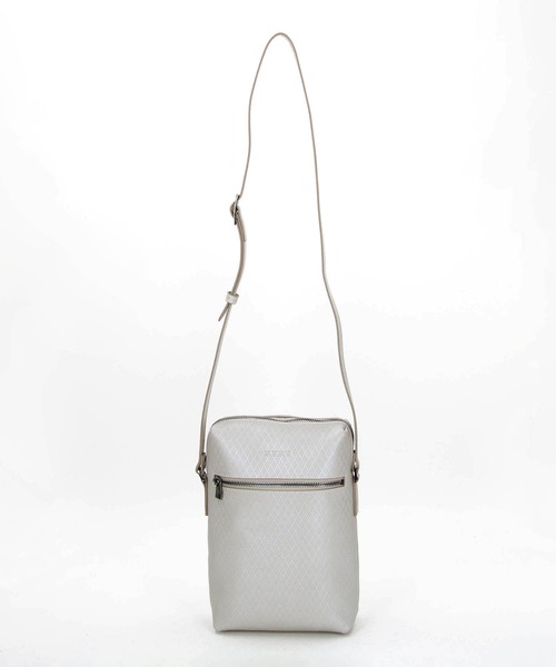 MONSIEUR NICOLE（ムッシュニコル）の「レザーショルダーバッグ（ショルダーバッグ・メンズ・ブラック/ライトグレー・FREE）」の6枚目の写真