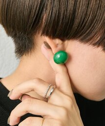 アメ玉樹脂ピアス