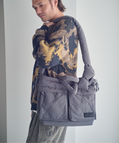 ADAM PATEK(アダムパテック)の「ADAMPATEK/padding helmet bag/中綿ヘルメットバッグ/(AP2529001)(ショルダーバッグ・レディース・ブラック/グレー・FREE)」の11枚目の写真