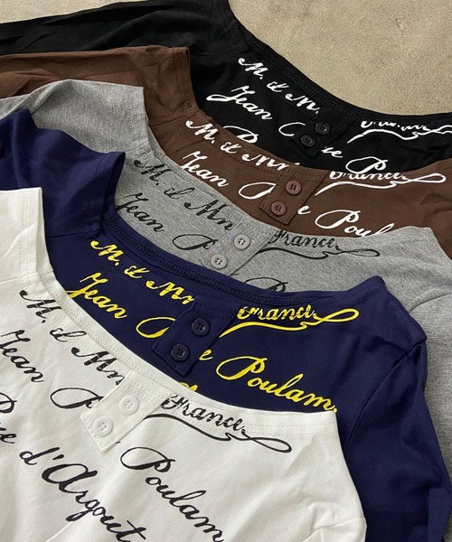 non-hedge(ノンヘッジ)の「ロゴオフショルダーロンT(Tシャツ/カットソー・レディース・オフホワイト/ブラック/グレー/ネイビー/ブラウン・FREE)」の20枚目の写真