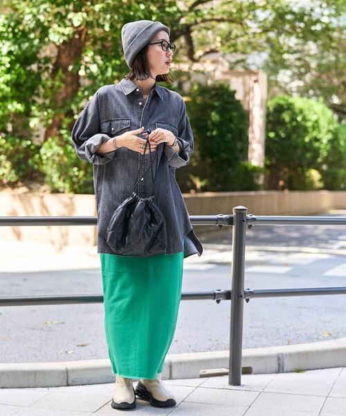 セール】【WEB限定・DISCUS（ディスカス）】 裏毛ナロースカート