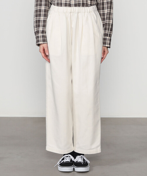 ORCIVAL（オーシバル）の「ORCIVAL | 起毛コットンツイル イージーパンツ WOMEN（その他パンツ・レディース・ブラウン系その他/ブラック/オフホワイト・1）」の13枚目の写真