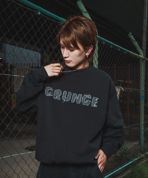 improves（インプローブス）の「CVC半起毛スウェット ロゴ刺しゅう 長袖 トレーナー（スウェット・メンズ・グレー/ブラック/ネイビー・LARGE/MEDIUM）」の16枚目の写真