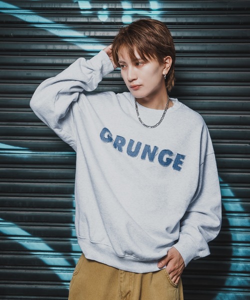 improves（インプローブス）の「CVC半起毛スウェット ロゴ刺しゅう 長袖 トレーナー（スウェット・メンズ・グレー/ブラック/ネイビー・LARGE/MEDIUM）」の11枚目の写真