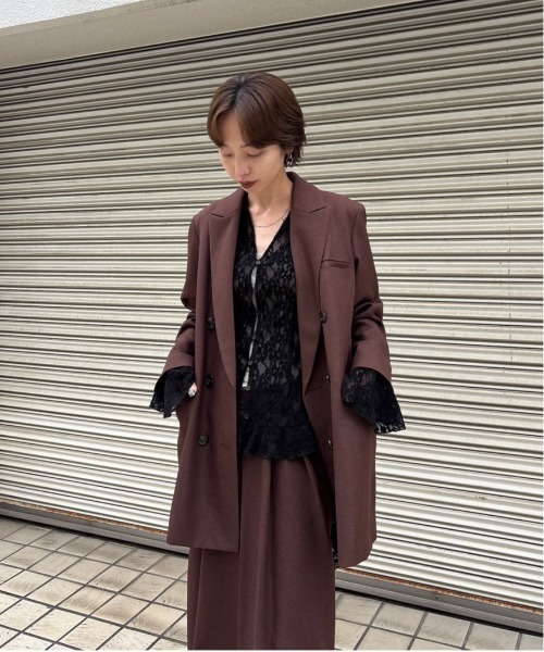 Ameri（アメリ）の「UND YOKE DESIGN JACKET（テーラードジャケット