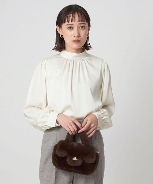 atelier roughatour クルーネックギャザーブラウス【新品未使用】 ギャザーブラウス《ノースリーブ》 (WBL24332-52) | ANCHOR WOMAN