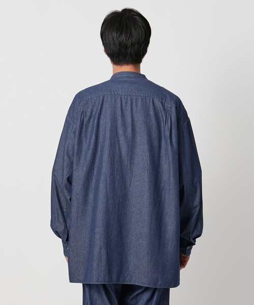 Pheeta（フィータ）の「【別注】＜Pheeta＞Trinity ロングスリーブ シャツMENS/014CUN-UAMens3D（シャツ/ブラウス・メンズ・ネイビー・2/1）」の8枚目の写真