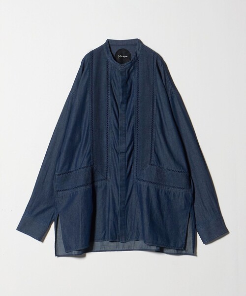 Pheeta（フィータ）の「【別注】＜Pheeta＞Trinity ロングスリーブ シャツMENS/014CUN-UAMens3D（シャツ/ブラウス・メンズ・ネイビー・2/1）」の9枚目の写真