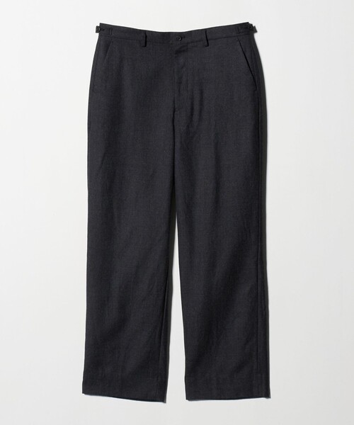 District（ディストリクト）の「＜District＞ウールギャバジン ウォッシュド ワイドノープリーツパンツ（スラックス・メンズ・ブラック/ダークグレー・XL/S/M/L）」の9枚目の写真