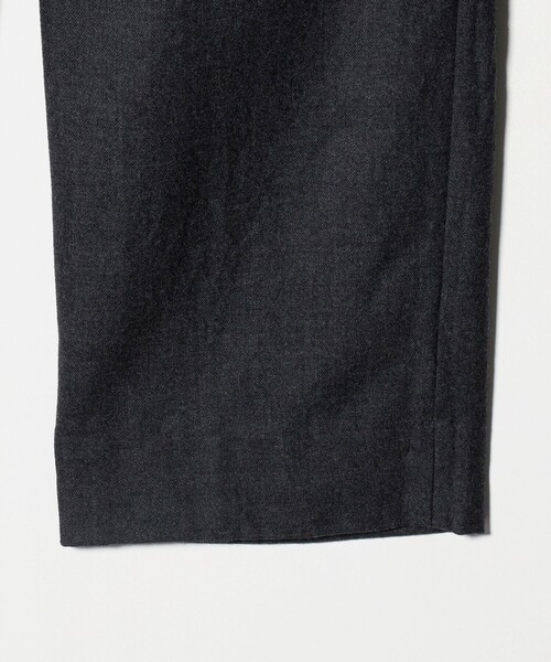District（ディストリクト）の「＜District＞ウールギャバジン ウォッシュド ワイドノープリーツパンツ（スラックス・メンズ・ブラック/ダークグレー・XL/S/M/L）」の4枚目の写真