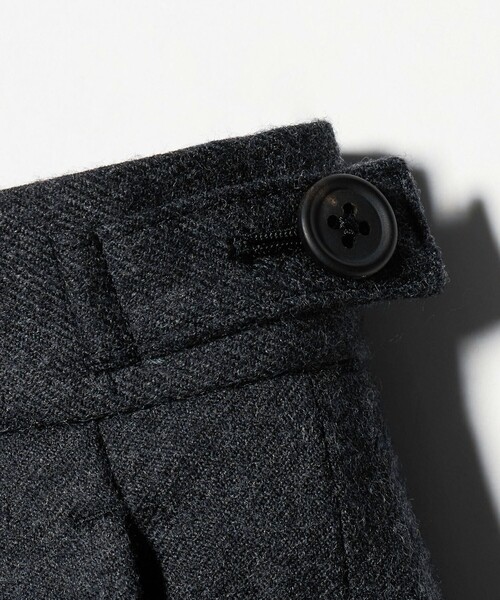 District（ディストリクト）の「＜District＞ウールギャバジン ウォッシュド ワイドノープリーツパンツ（スラックス・メンズ・ブラック/ダークグレー・XL/S/M/L）」の16枚目の写真