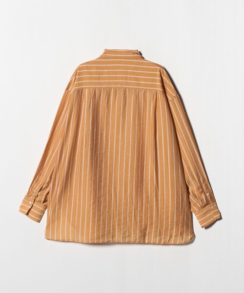 CITEN（シテン）の「＜CITEN＞シアーストライプシャツ（シャツ/ブラウス・レディース・オレンジ/パープル・FREE）」の13枚目の写真