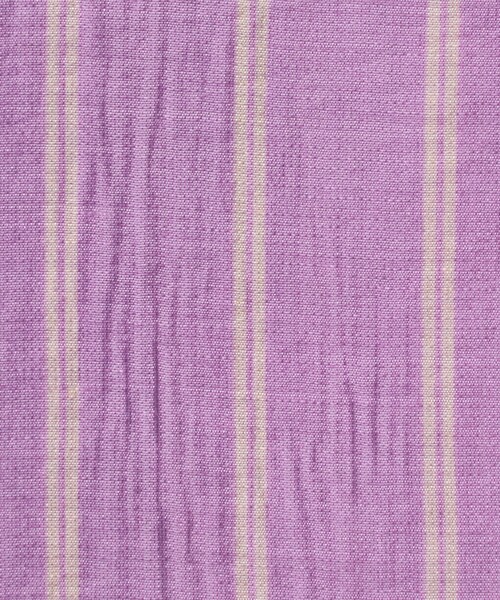 CITEN（シテン）の「＜CITEN＞シアーストライプシャツ（シャツ/ブラウス・レディース・オレンジ/パープル・FREE）」の5枚目の写真