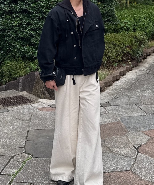 THE CLE（ザクレ）の「DOUBLE ZIP KNIT HOODIE（ニット/セーター・メンズ・グレー/ブラック・1/2）」の19枚目の写真