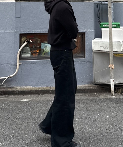 THE CLE（ザクレ）の「DOUBLE ZIP KNIT HOODIE（ニット/セーター・メンズ・グレー/ブラック・1/2）」の17枚目の写真