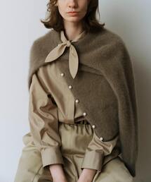 あい　　　マルティニーク　ラクーン　カーディガン　グリーン martinique(マルティニーク)｜【l'heritage martinique】ピュア