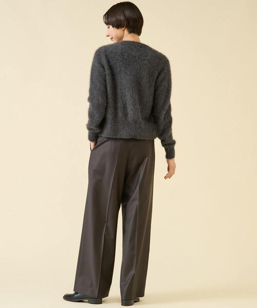 martinique(マルティニーク)の「FOXカシミヤパールカーディガン(一部WEB限定カラー )(カーディガン/ボレロ・レディース・サックスブルー/ブラウン系その他/ブラウン/チャコールグレー・FREE)」の22枚目の写真