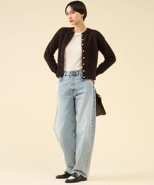 FOXカシミヤパールカーディガン（一部WEB限定カラー ）（カーディガン