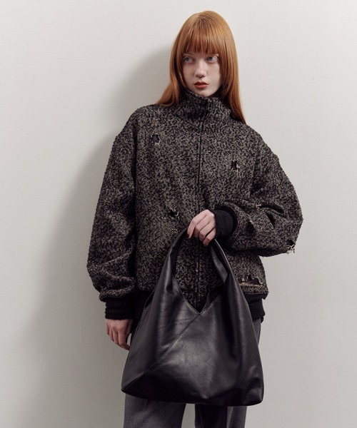 ONE.(ワンドット)の「【ONE./ワンドット】 Market leather Bag / 撥水レザー(トートバッグ・レディース・ブラック・FREE)」の18枚目の写真