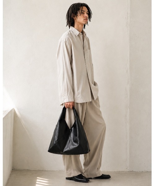 ONE.(ワンドット)の「【ONE./ワンドット】 Market leather Bag / 撥水レザー(トートバッグ・レディース・ブラック・FREE)」の22枚目の写真