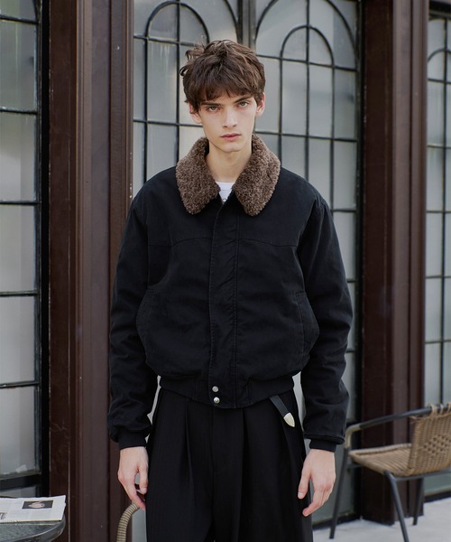 regen glanz collar boa blouson/襟ボアブルゾン collar boa blouson/襟ボアブルゾン（ブルゾン）｜Regen Glanz