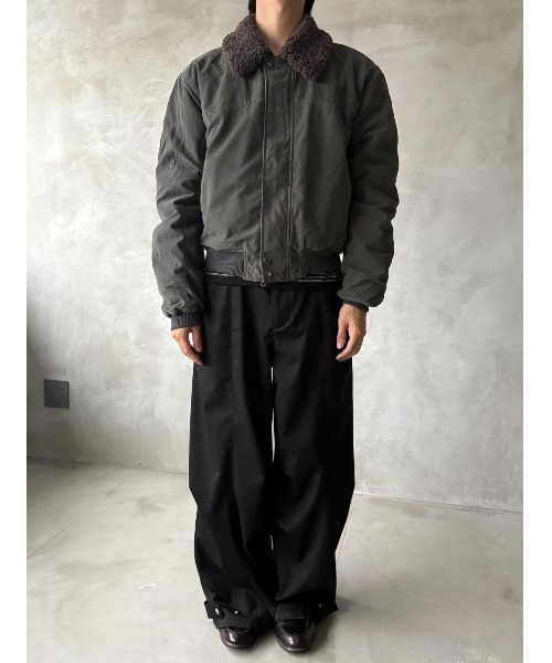 Regen Glanz（レーゲングランツ）の「collar boa blouson/襟ボア