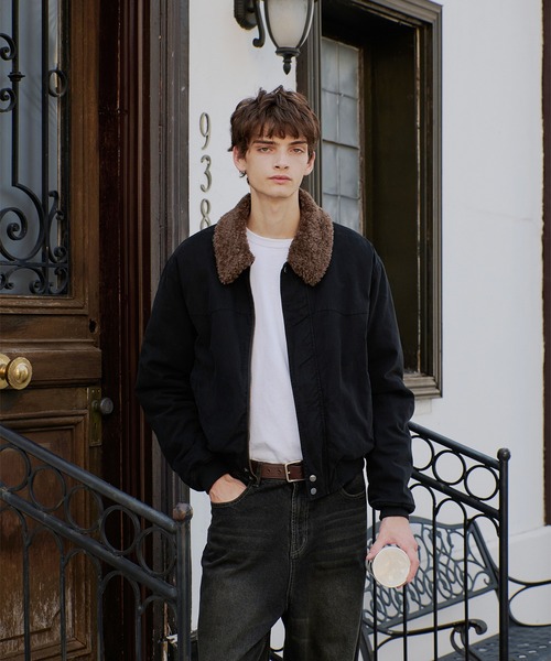 collar boa blouson/襟ボアブルゾン（ブルゾン）｜Regen Glanz