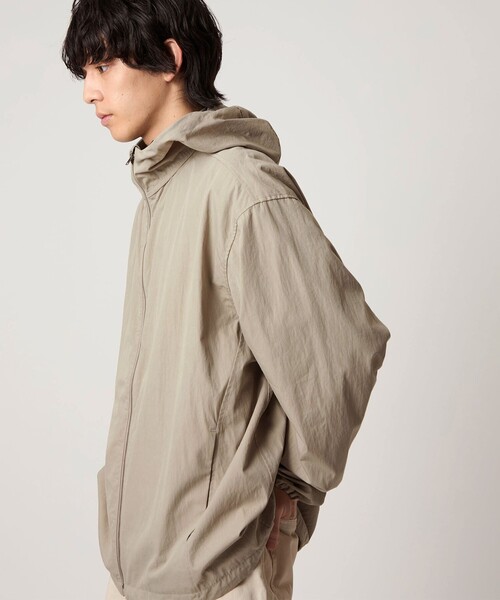 CITEN(シテン)の「<CITEN>ジップアップシャツフーディー(ブルゾン・メンズ・ブラック/グレー系・L/M)」の13枚目の写真