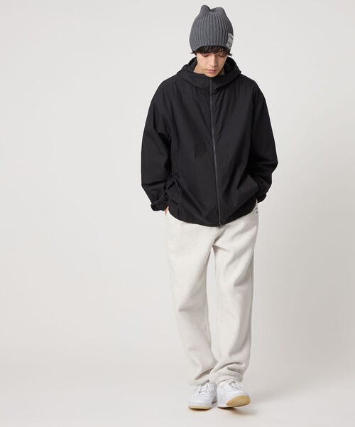 CITEN(シテン)の「<CITEN>ジップアップシャツフーディー(ブルゾン・メンズ・ブラック/グレー系・L/M)」の4枚目の写真