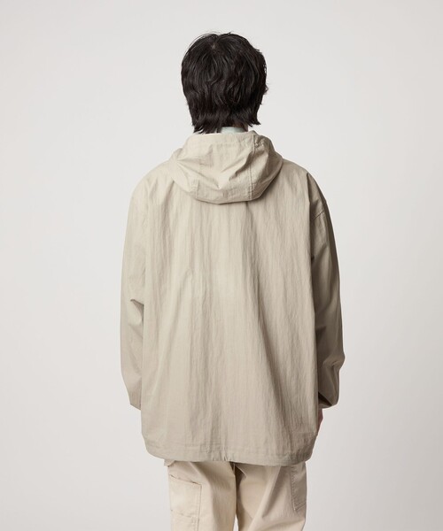 CITEN(シテン)の「<CITEN>ジップアップシャツフーディー(ブルゾン・メンズ・ブラック/グレー系・L/M)」の15枚目の写真