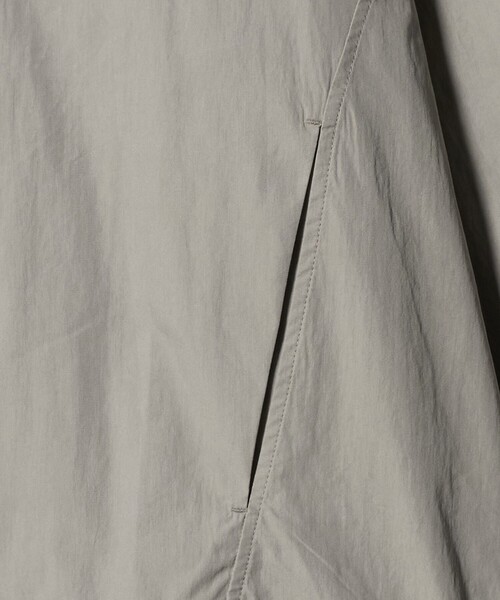 CITEN(シテン)の「<CITEN>ジップアップシャツフーディー(ブルゾン・メンズ・ブラック/グレー系・L/M)」の5枚目の写真