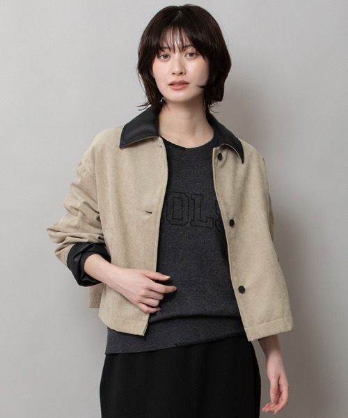 Munich（ミューニック）の「ナノコーデュロイ＆デニム×Octaショートカバーオール（カバーオール・レディース・ブラック/アイボリー/インディゴブルー/グレイッシュベージュ・S/XS）」の21枚目の写真