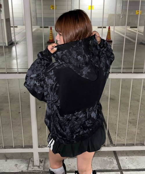 sedacle girl(セダクルガール)の「ダートラインストーンパーカー(パーカー・レディース・ブラック/ベージュ・FREE)」の10枚目の写真