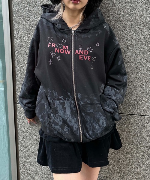 STONE  ブラックパーカー ジップアップライトパーカー | メンズ | 1枚 | 00217-MLZ | ブラック