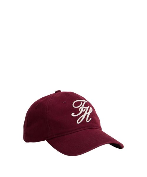 TOMMY HILFIGER(トミーヒルフィガー)の「エンブロイダリーキャップ(キャップ・レディース・アイボリー/ブラック/レッド/グリーン・FREE)」の4枚目の写真