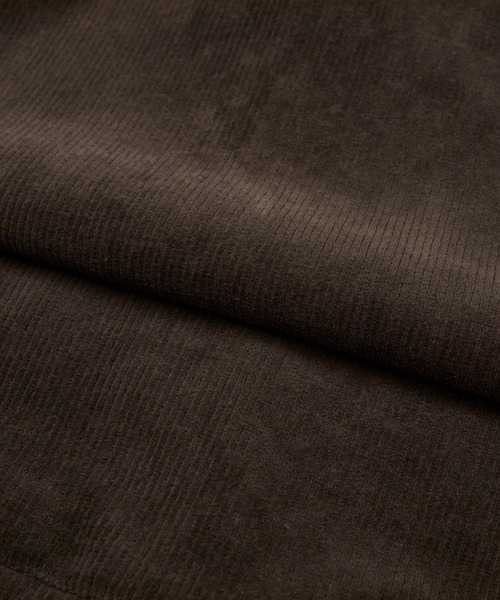Snow Peak(スノーピーク)の「Snow Peak / Corduroy Wmn's Half Zip Sweatshirt コーデュロイ ウィメンズ ハーフジップ スウェットシャツ 海外限定(スウェット・レディース・ライトベージュ/ブラウン・S/M/L)」の10枚目の写真
