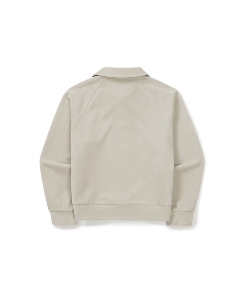 Snow Peak(スノーピーク)の「Snow Peak / Corduroy Wmn's Half Zip Sweatshirt コーデュロイ ウィメンズ ハーフジップ スウェットシャツ 海外限定(スウェット・レディース・ライトベージュ/ブラウン・S/M/L)」の3枚目の写真