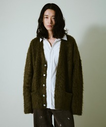 Camphor wood | mohair touch super shaggy cardigan / モヘアタッチスーパーシャギーカーディガン(カーディガン/ボレロ)