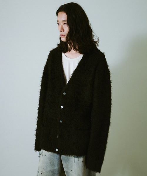 mohair touch super shaggy cardigan / モヘアタッチスーパーシャギー