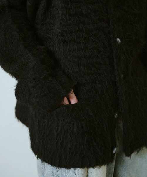 mohair touch super shaggy cardigan / モヘアタッチスーパーシャギー