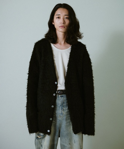 mohair touch super shaggy cardigan / モヘアタッチスーパーシャギー