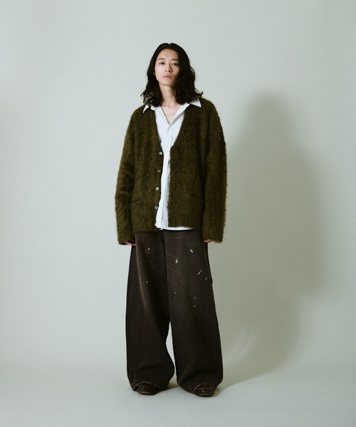 mohair touch super shaggy cardigan / モヘアタッチスーパーシャギー