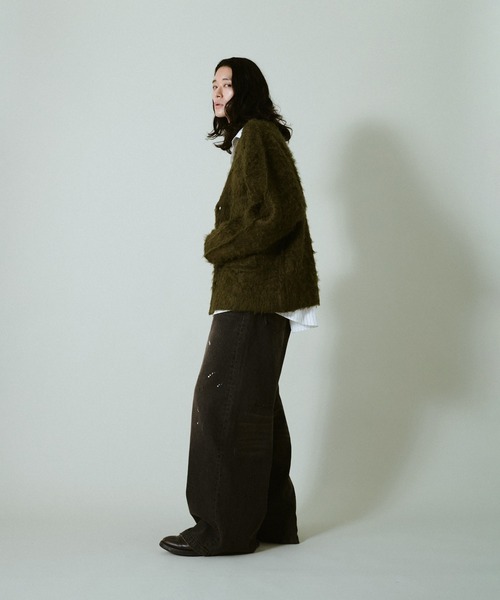 mohair touch super shaggy cardigan / モヘアタッチスーパーシャギー
