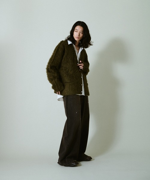mohair touch super shaggy cardigan / モヘアタッチスーパーシャギー