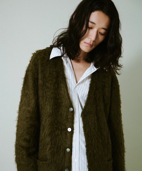 mohair touch super shaggy cardigan / モヘアタッチスーパーシャギー
